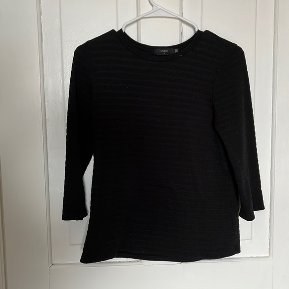 3/4 sleeve black sweater - Picture 1 of 1